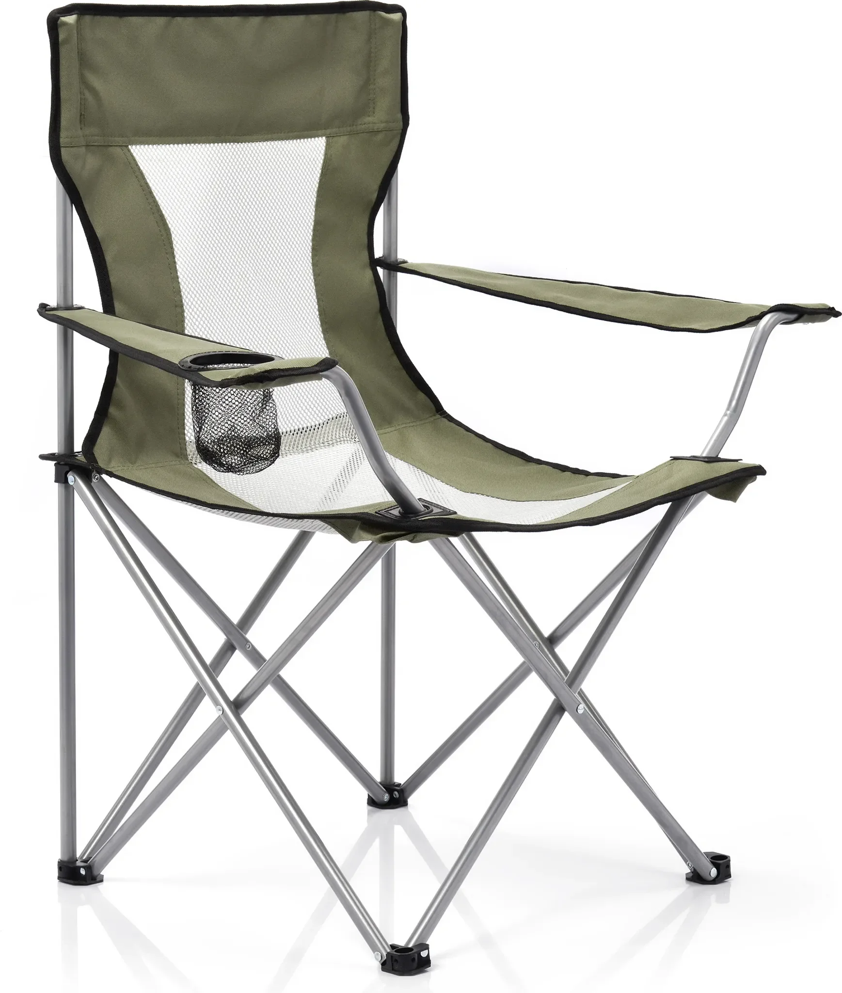 Meteor Tripper Campingstuhl – Klappstuhl für Camping & Outdoor (Grün)